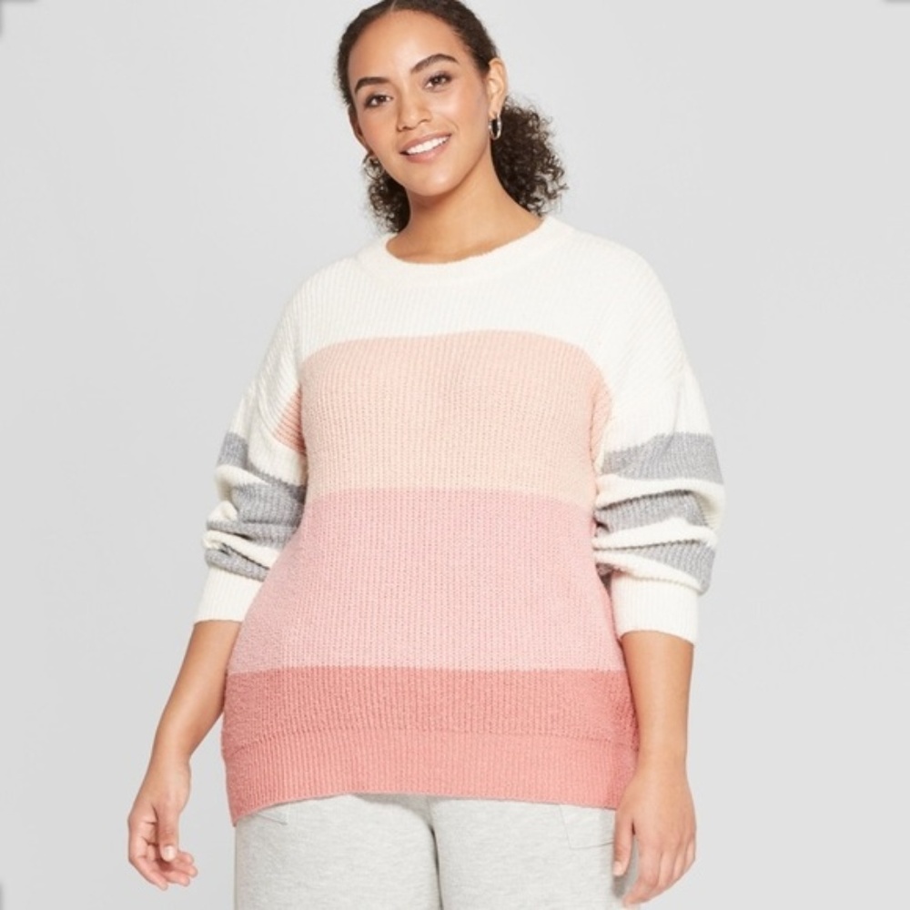 NWT Who What Wear Striped Sweater Size 4X